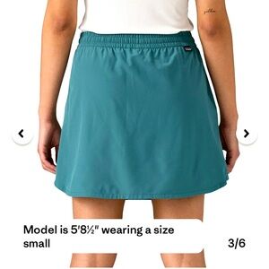Patagonia Green A-Line Mini Skirt Casual